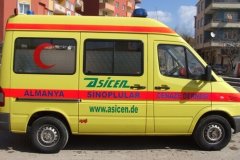 Ambulans Güzelkent Belediyesine teslim edildi